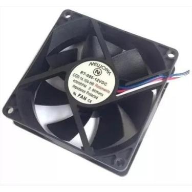 Imagem de Cooler Nework 12V RT080 14.104H(R) 80X80X25mm ROLAMENTO Amp 0,40 RPM:4
