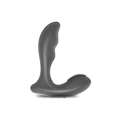 Imagem de Massageador de Próstata Vibratória Brinquedo Sexual Unissex Com 2 Motores Potentes 10 Velocidades de Estimulação Ponto G Zatla (Preto)
