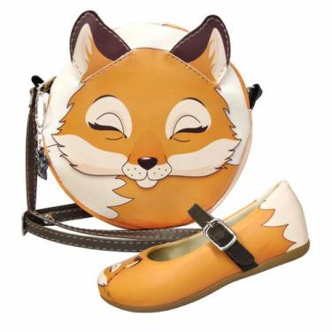 Imagem de Kit Infantil Feminino Sapatilha e Bolsa Raposinha, Magicc Kids, 21