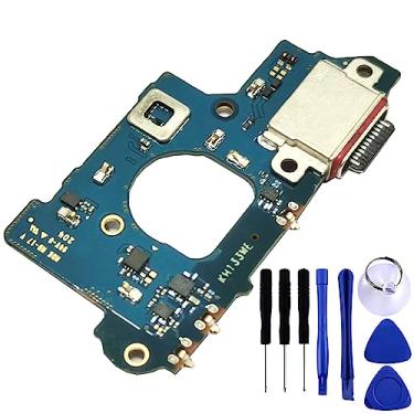 Imagem de Galaxy S20 FE 5G Porta de carregamento USB Cabo flexível de substituição G781U Tipo C Conector Dock Board para Samsung Galaxy S20 FE SM-G781U G781 Peça de reparo de porta com ferramentas