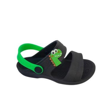 Imagem de Sandália Papete Masculina Infantil Chinelo Escolar Babuche Presente An