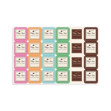 Imagem de Cartela Adesiva Chocolatier Meio Ovo - 02 unidades - Cromus Páscoa - R