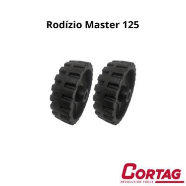 Imagem de 2 Rodas Rodízio Cortador Piso Porcelanato Master 125 Cortag