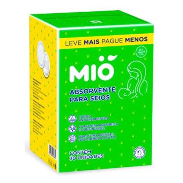 Imagem de Absorvente Protetor para Seios Mió 30 Unidades Leve mais Por Menos