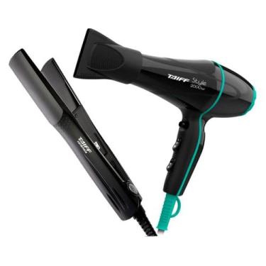 Imagem de Secador Taiff Style 2000W Profissional com Prancha Taiff Cerâmica Clas