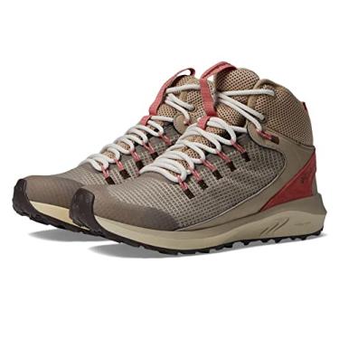 Imagem de Columbia Tênis feminino Trailstorm Mid impermeável para caminhada, Oxford Tan/Espresso II, 41