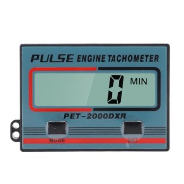 Imagem de Tacilômetro de Indução Digital de Mão Tacomômetro LCD Display IP65 Medidor de Tacha à Prova D'água para 2 Motores de 4 Tempos de 4 Tempos