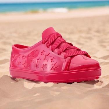 Imagem de Tênis Infantil Menina Sandália Casual Sapato Confortável Femenino Sapa