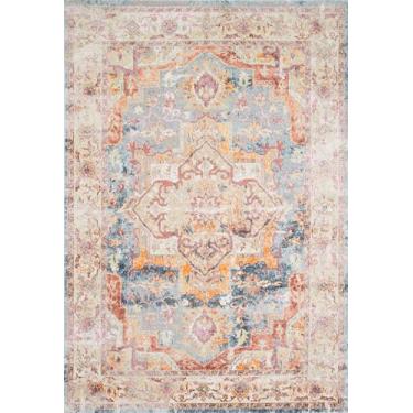 Imagem de Loloi CLARCLA-06MIML25D0 Clara Area Rug, 2'-5" x 13', Mist/Multi