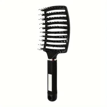 Imagem de Pente grande e fofo para massagem e modelagem de cabelos, pente portátil para embelezar os cabelos masculinos e femininos (G)