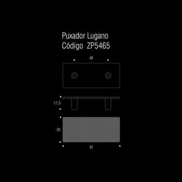 Imagem de Puxador lugano zen design, ROSE