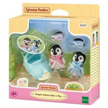 Imagem de Carrinho Brincar Bebe Pinguins Sylvanian Families - Epoch 5695 Epoch
