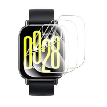 Imagem de CUFEREDU 5 peças de película de hidrogel protetor de tela para Xiaomi Redmi Watch 5 Active/Lite Smartwatch macio HD transparente filme TPU sensível ao toque, autocura, anti-arranhões, ultrafino, fácil