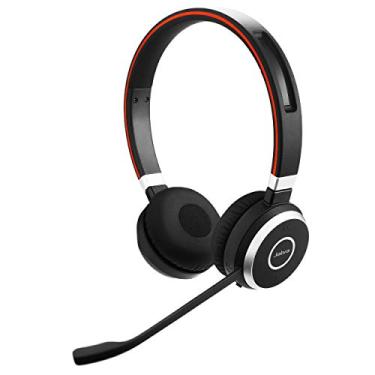Imagem de Jabra Fone de ouvido sem fio Evolve 65 MS, estéreo – Inclui adaptador USB Link 370 – Fone de ouvido Bluetooth com desempenho sem fio líder do setor, microfone com cancelamento de ruído avançado,