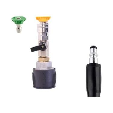 Imagem de Válvula De Conexão Rápida 1/4 Para Adaptador De Mangueira De Lavadora 