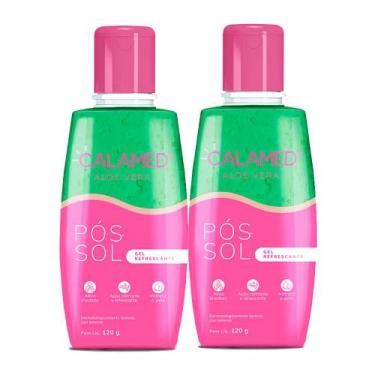 Imagem de Kit 2 Calamed Gel Refrescante Pós Sol Aloe Vera 120g