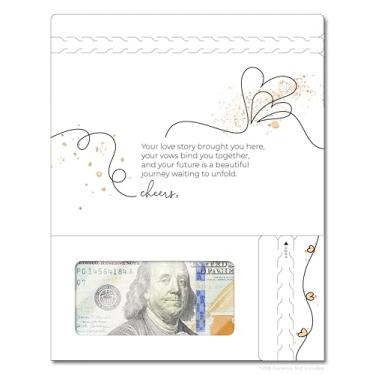 Imagem de ZipGifts Cartão de Natal | Porta-dinheiro com zíper com janela de plástico transparente para dinheiro, cheque e vale-presente, Casamento | Beautiful Journey
