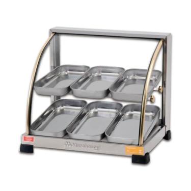 Imagem de Estufa Curva Dupla Marchesoni Ouro Inox