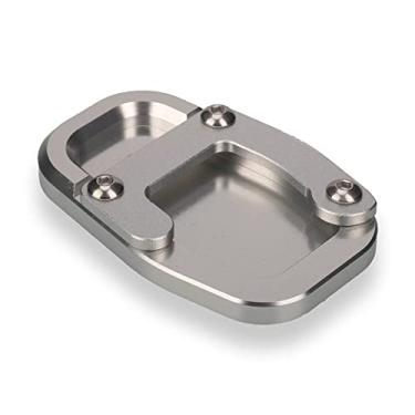 Imagem de Acc-Creativity Suporte de pé de motocicleta com ampliador lateral para placa de extensão compatível com DUCATI MONSTER 950 937 2021 (prata)