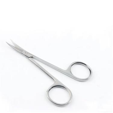 Imagem de Tesoura de manicure com ponta curva, removedor de unhas profissional de aço inoxidável, cortador de unhas, ferramentas de salão, tesoura de olécrano, g