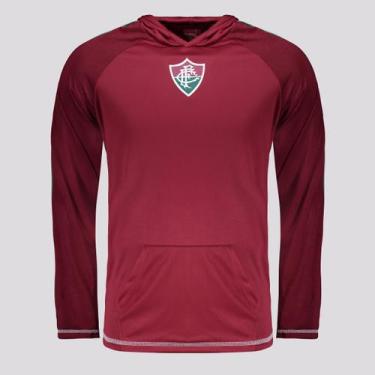 Imagem de Blusa Fluminense Laçado Manga Longa Infantil Vinho - Braziline, 12 ANO