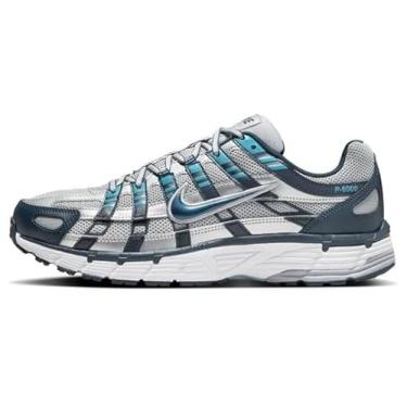 Imagem de Nike Tênis masculino P-6000 (CD6404-402, azul marinho/prata plana/branco/prata metálico) tamanho 40