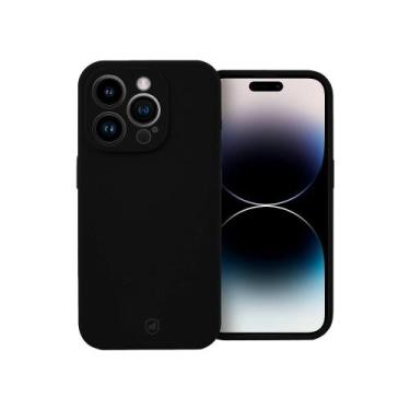 Imagem de Capa case capinha para iPhone 14 Pro - Silicon Premium Preta - Gshield