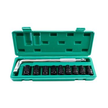 Imagem de YWBL-WH Tornete de Impacto Profundo de 1/2 Polegada de Tração de 40 Mm para Chave de Impacto, Soquetes Hexáticos de Aço de Alto Carbono Com Chave Inglesa e Caixa de Armazenamento, (Tipo A.)