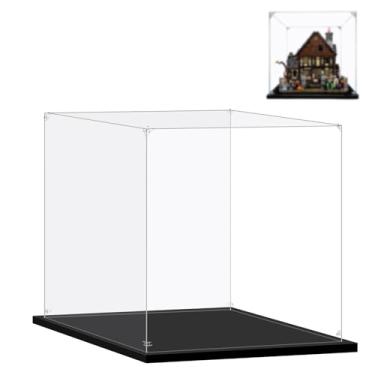 Imagem de LILIKAKA Vitrine De Acrílico Para Lego 21341 The Sanderson Sisters' Cottage, 35 X 32 30 Cm (13,8 12,6 11,8 Polegadas), Proteção Contra Poeira, Transparente