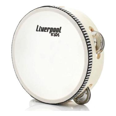 Imagem de PANDEIRO INFANTIL LIVERPOOL 6" PELE ANIMAL 559