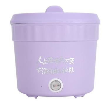 Imagem de Asixxsix Panela elétrica quente, mini panela de macarrão instantâneo de 1,2 L, panela antiaderente 450W para cozinhar macarrão, panela elétrica multifuncional para cozinhar massas (EU)