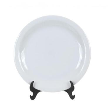 Imagem de Jogo de Prato Raso de Mesa Jantar 6 Peças Cerâmica Porcelart - Porcela