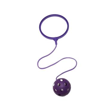 Imagem de Zxpjkyu Bola de Pular Divertida para Tornozelos, Cordas de Pular, Brinquedos para Tornozelos, Exercícios Portáteis E Brinquedos de Pular para Parques, Pat, Roxo