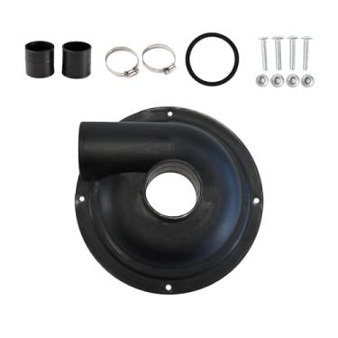 Imagem de AFXGUSD Tampa Separadora de Pó a Vácuo Ciclone Faça Você Mesmo Substituição Reutilizável Durável Peça de Reposição para Marcenaria Tampa Separadora Ciclone Fi, preto, Tamanho real