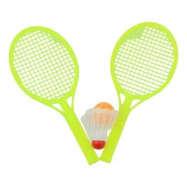 Imagem de Par Mini Jogo De Raquete Badminton Infantil De Brinquedo - Trends, Ama