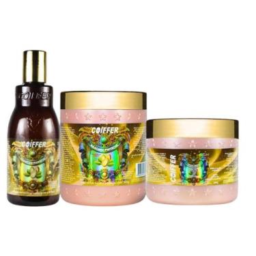 Imagem de Kit Pistache Coiffer 3itens Restauração Hidratação e Nutrição Extrema 
