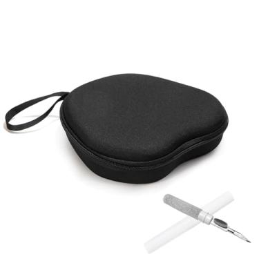 Imagem de Bonsava Capa para fone de ouvido Edifier W820 NB Pro, cor pura, Bluetooth, sem fio, bolsa de armazenamento em EVA com caneta de limpeza