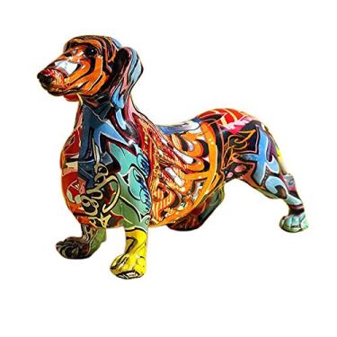 Imagem de Cão Dachshund Escultura Animal Estatueta Estátua Desktop - UMA