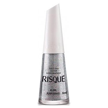 Imagem de Esmalte Efeitos Mil Purpurinas, Risqué, 8 Ml