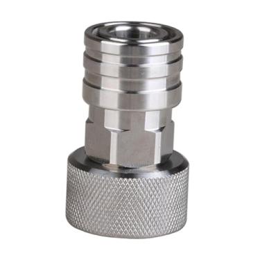 Imagem de Generic Conector de lavadora Adaptador de lavadora de alta pressão 3/4” Ght para 1/4” Conector rápido de conexão rápida