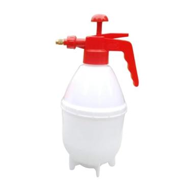 Imagem de IEUDNS Pulverizador de bomba portátil com bico de latão ajustável e alça antiderrapante, pulverizador de água multiuso para regar plantas de gramado, Branco 1.5l