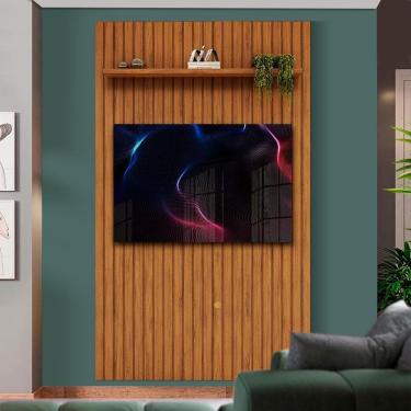 Imagem de Painel Para Tv Ripado Até 60 Polegadas Freijó Aurora Shop Jm