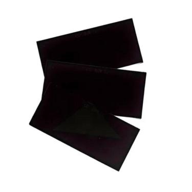 Imagem de Kit 3 Un Vidro Escuro Para Máscara Solda Nº12 Brasfort