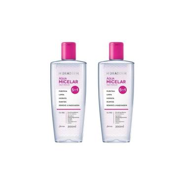 Imagem de Agua Micelar Hidraderm 200Ml Solução Limpeza 5Em1-Kit C/2Un