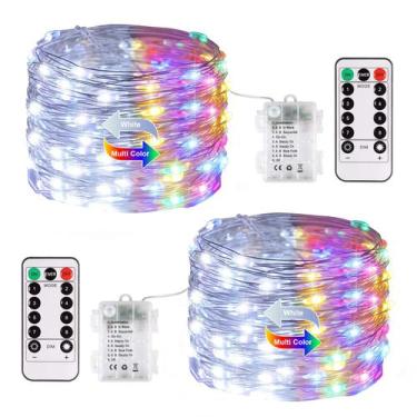 Imagem de Controle remoto de mudança de cor Fairy Lights JMEXSUSS 200 LED de 20 