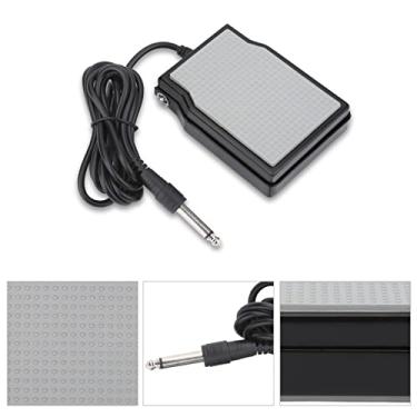 Imagem de RiToEasysports O Pedal de Sustentação para Teclados Eletrônicos Melhora a Expressão Musical, Ideal para a Maioria Dos Pianos Digitais, Obrigatório para Entusiastas de Piano (Branco)