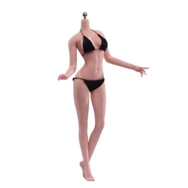 Imagem de SOUFORCE 1/6 Scale Super Flexible Female Body 12inch Suntan Skin Large Breast Seamless Miniature Action Figure Body Doll Collection Without Head Sculpt