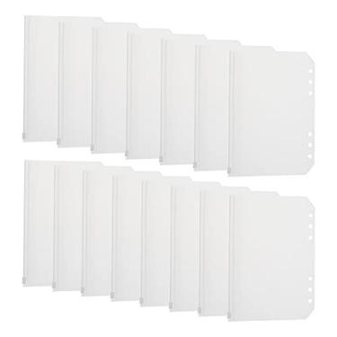 Imagem de Bolsa de documentos com zíper com 15 unidades, bolsos transparentes para fichário, 6 furos, sacos de folhas soltas para arquivo, papel A5, papel A6, documento, carta, material de escritório escolar