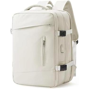 Imagem de Mochila Mala de Bordo Expansível até 45L Para Viagem Faculdade Trabalh