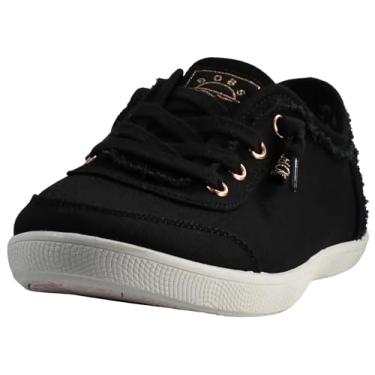 Imagem de Skechers Tênis feminino Bobs B fofo – espuma viscoelástica, sola flexível, tênis vegano leve, Preto, 7.5 X-Wide